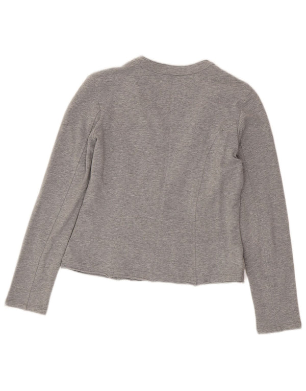 Liu Jo Mädchen-Blazer mit 1 Knopf, 15–16 Jahre, graue Baumwolle