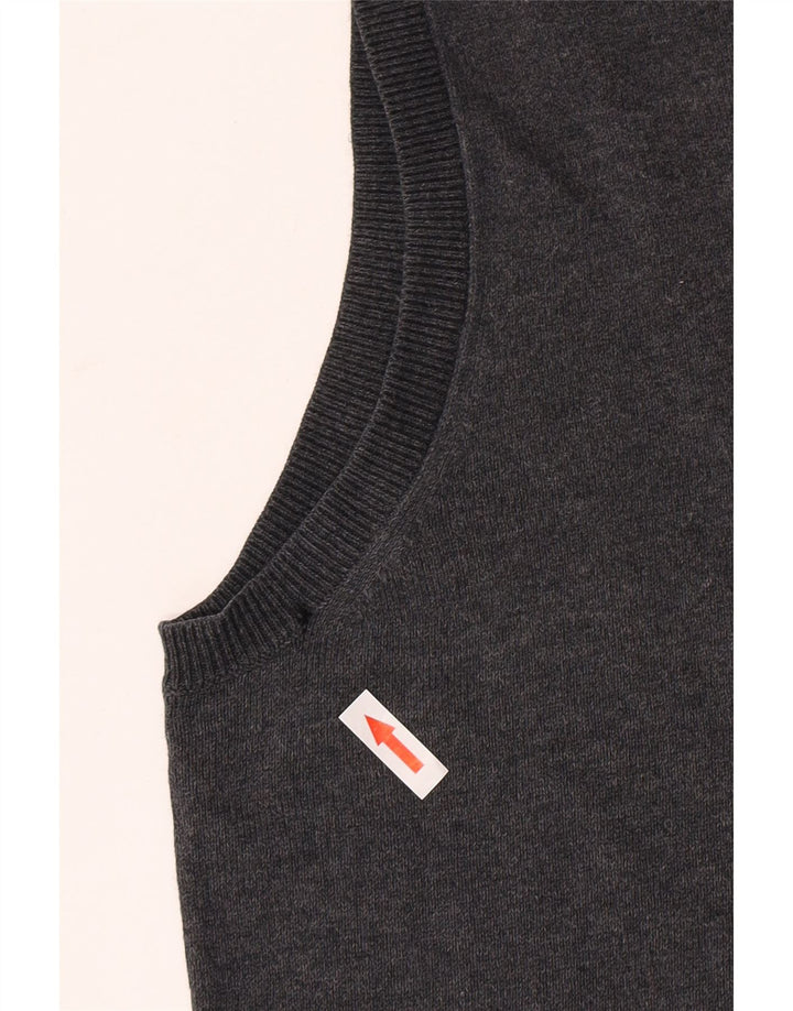 Tommy Hilfiger Herren-Weste-Tanktop, große graue Baumwolle