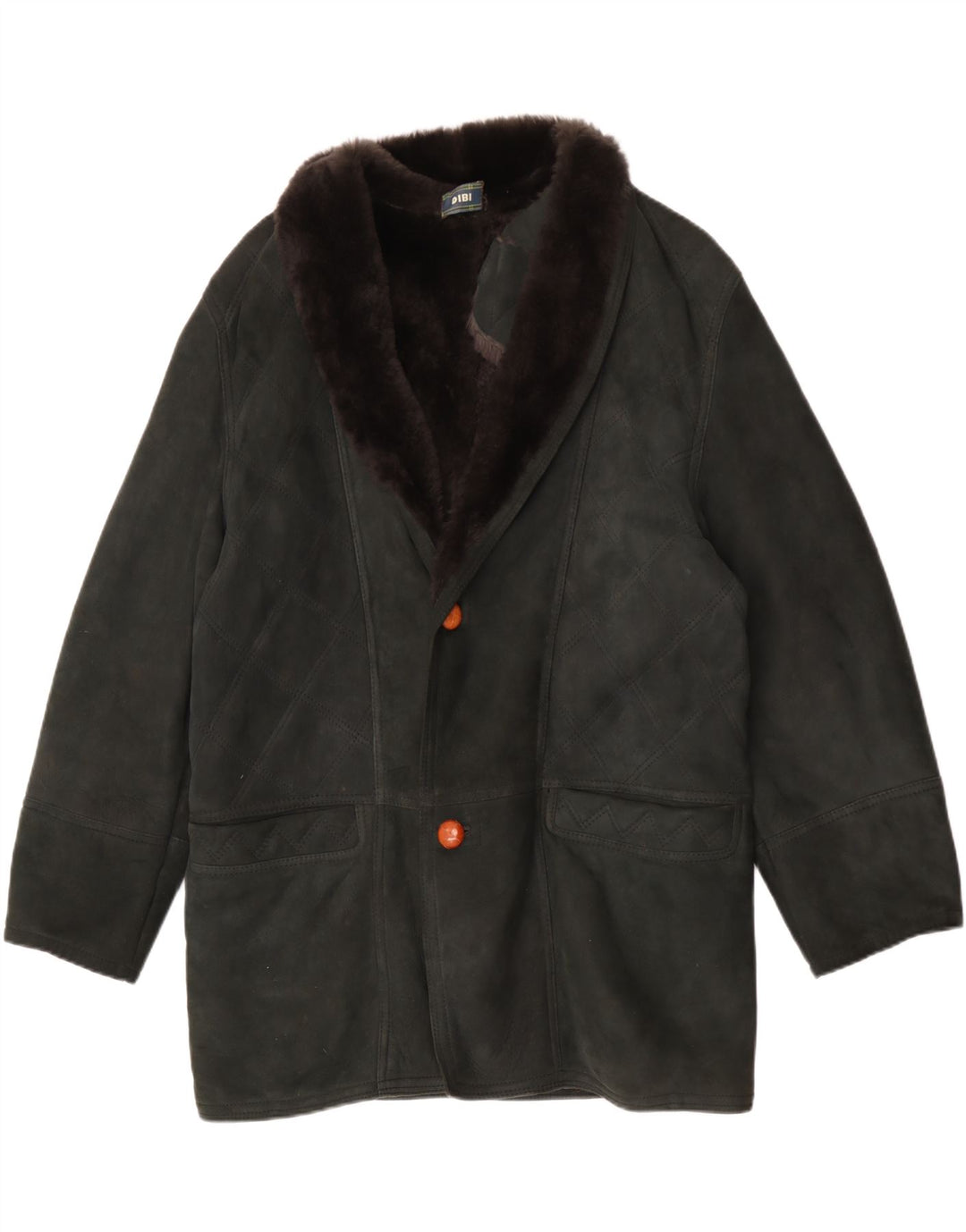 Dibi Herren Shearling Jacke IT 50 Large Khaki