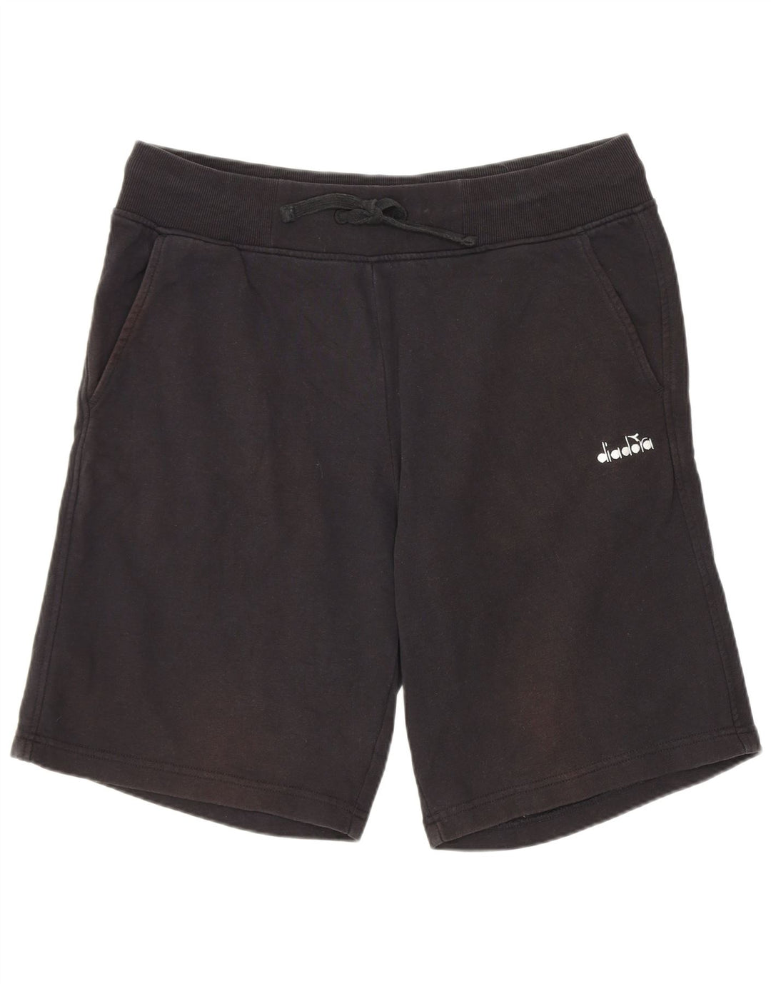 Diadora Herren-Sportshorts, große schwarze Baumwolle