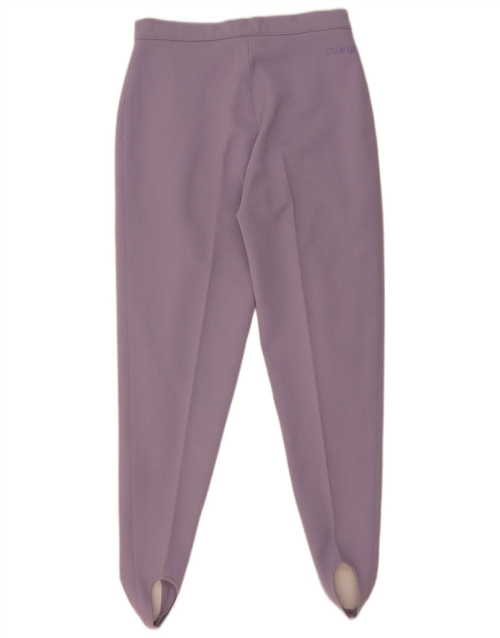 Colmar Damen Hose mit Steigbügel, Größe IT 44, mittelgroß, W26, L28, Lila, Polyamid