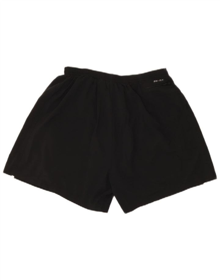 Nike Damen Dri Fit Sport Shorts UK 16 Large Schwarz