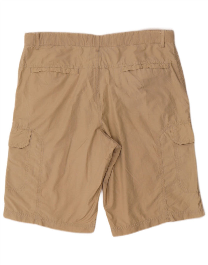 Marks & Spencer Herren Cargoshorts W36 Large Beige Baumwolle