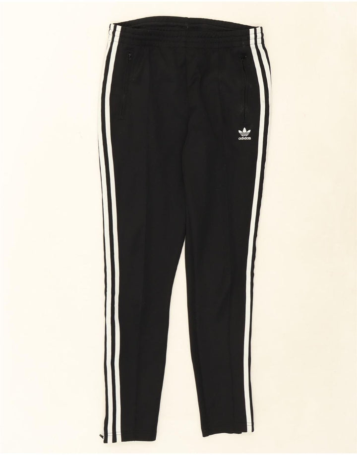 ADIDAS Womens Tracksuit Trousers UK 8 Small Black Polyester Vintage Adidas and Second-Hand Adidas from Messina Hembry 