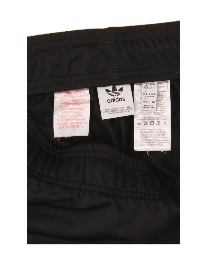 ADIDAS Boys Sport Shorts 13-14 Years  Black Polyester Vintage Adidas and Second-Hand Adidas from Messina Hembry 