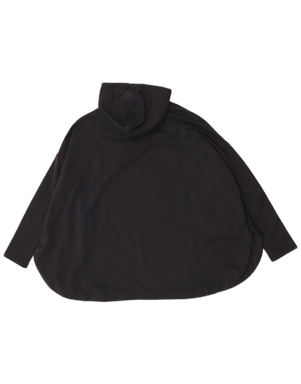 Puma Damen Übergroßer Kapuzenpullover UK 12 Medium Schwarz