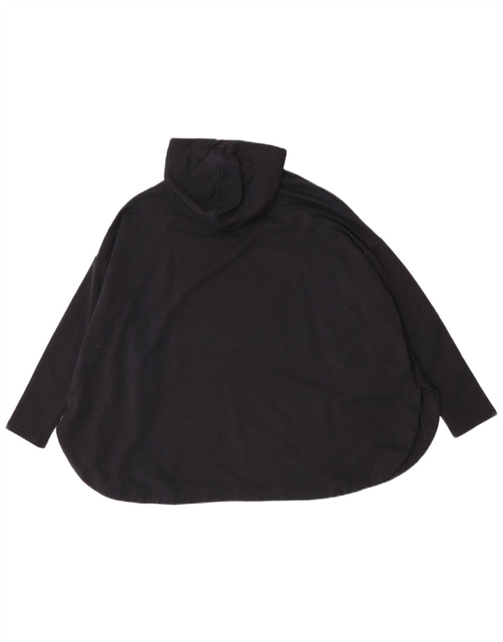 Puma Damen Übergroßer Kapuzenpullover UK 12 Medium Schwarz
