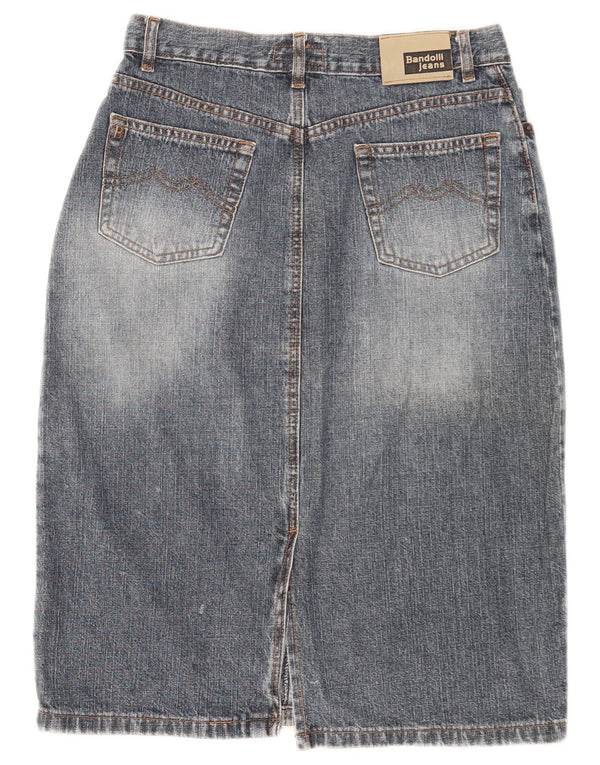Bandolli Damen Jeansrock EU 40 Medium W26 Blaue Baumwolle