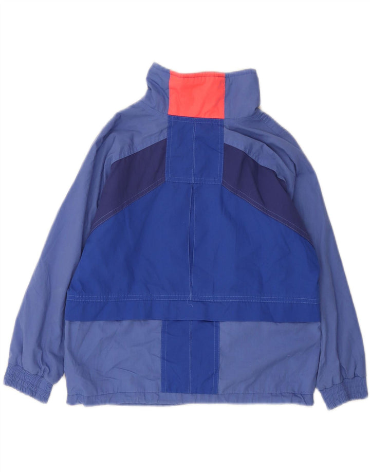 Lotto Regenjacke für Jungen, 11–12 Jahre, mittelblaues Farbblock-Polyester