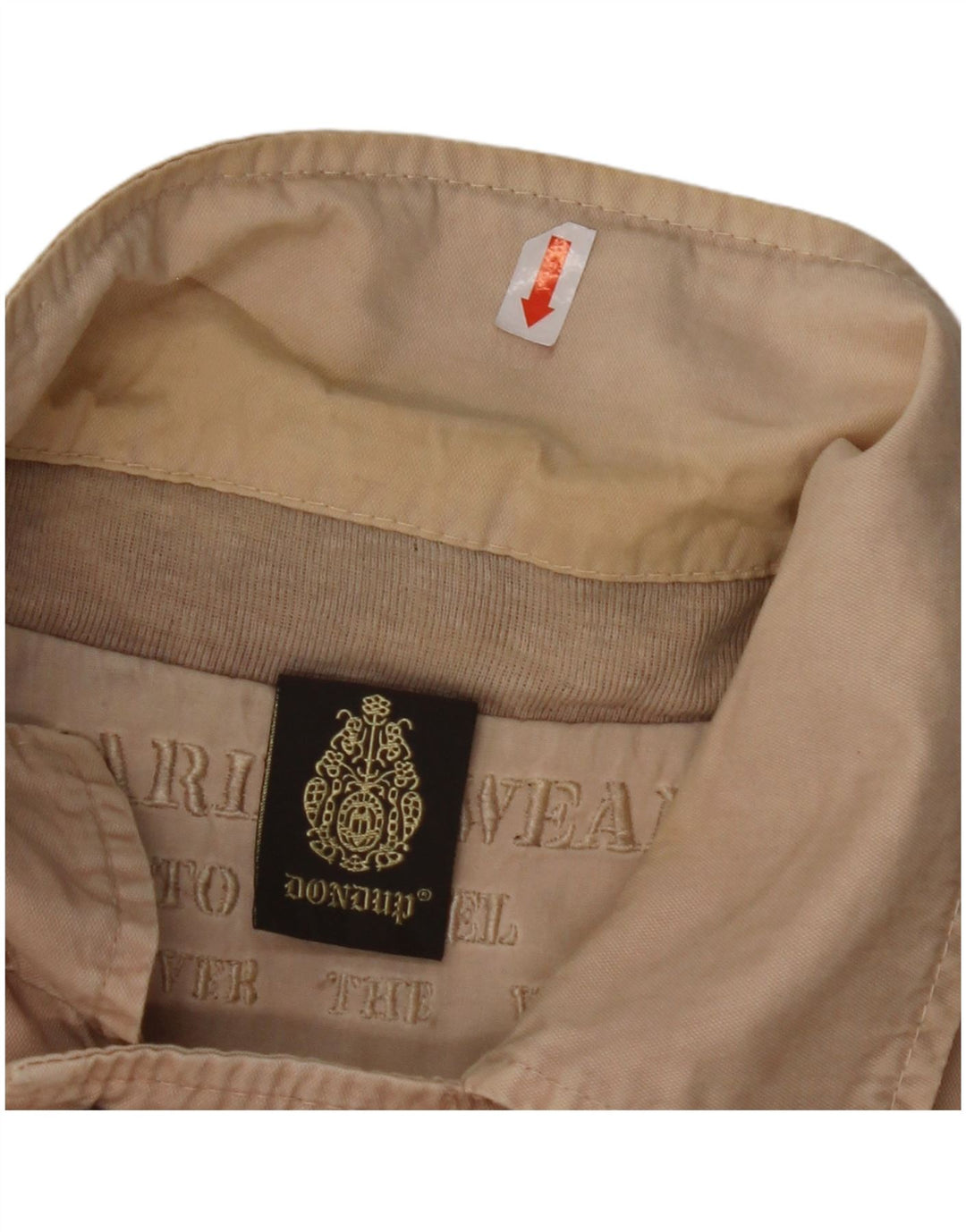 DONDUP Damen Bomberjacke IT 52 2XL Beige Baumwolle