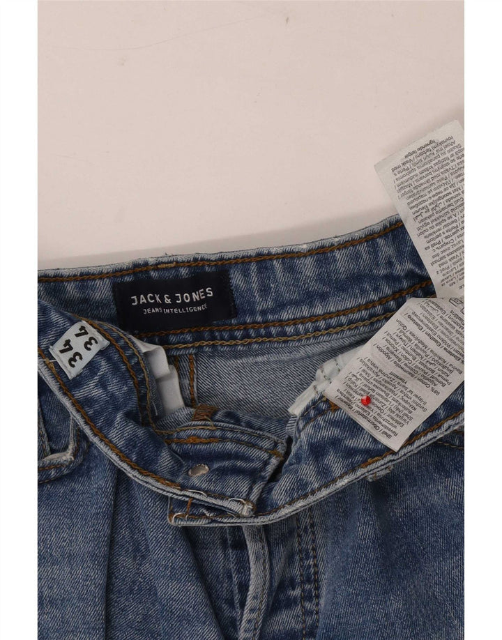 Jack & Jones Herren Slim Jeans W34 L34 Blaue Baumwolle