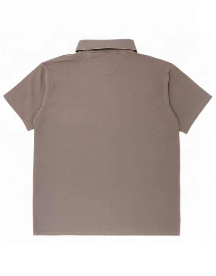 Trussardi Jeans Herren Poloshirt Large Grau