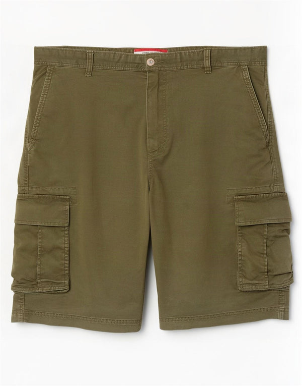 Tommy Hilfiger Herren Cargo-Shorts W36, große Khaki-Baumwolle