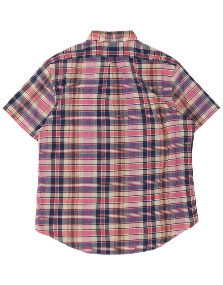 Ralph Lauren Herren-Kurzarmhemd, groß, mehrfarbig, kariert, Baumwolle