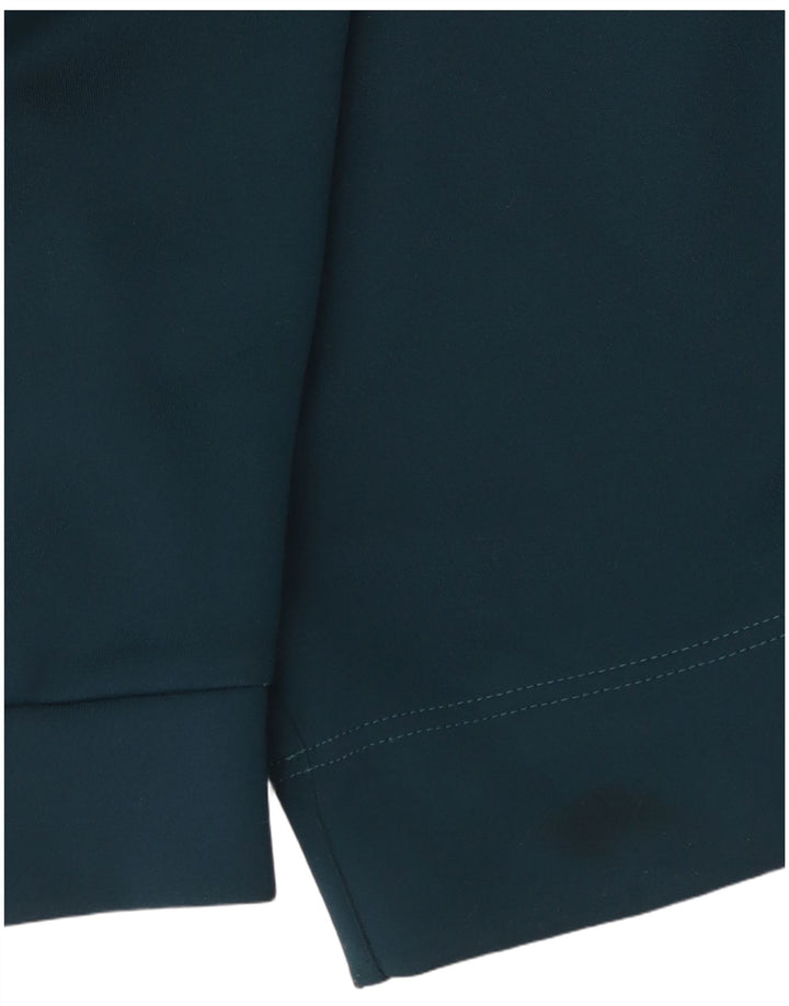 GATTINONI Damen Grafik-Sweatshirt-Pullover UK 14 Large Blau Polyester