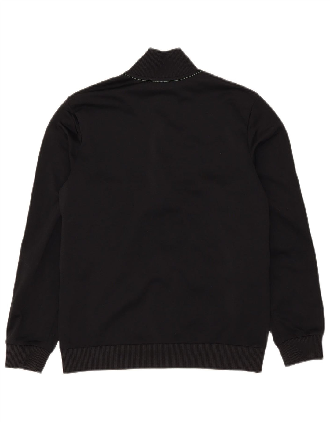 Adidas Jungen-Trainingsanzug-Top-Jacke, 11–12 Jahre, schwarzes Colourblock-Polyester