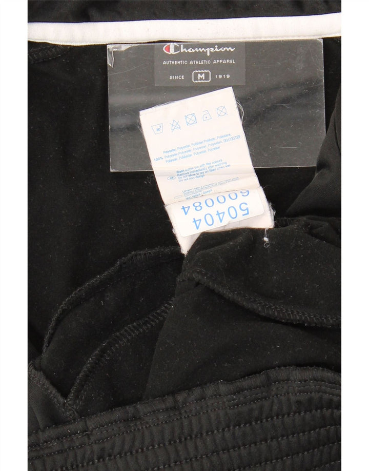 Champion Herren-Trainingsanzug-Oberjacke, Mittelschwarzes Colourblock-Polyester