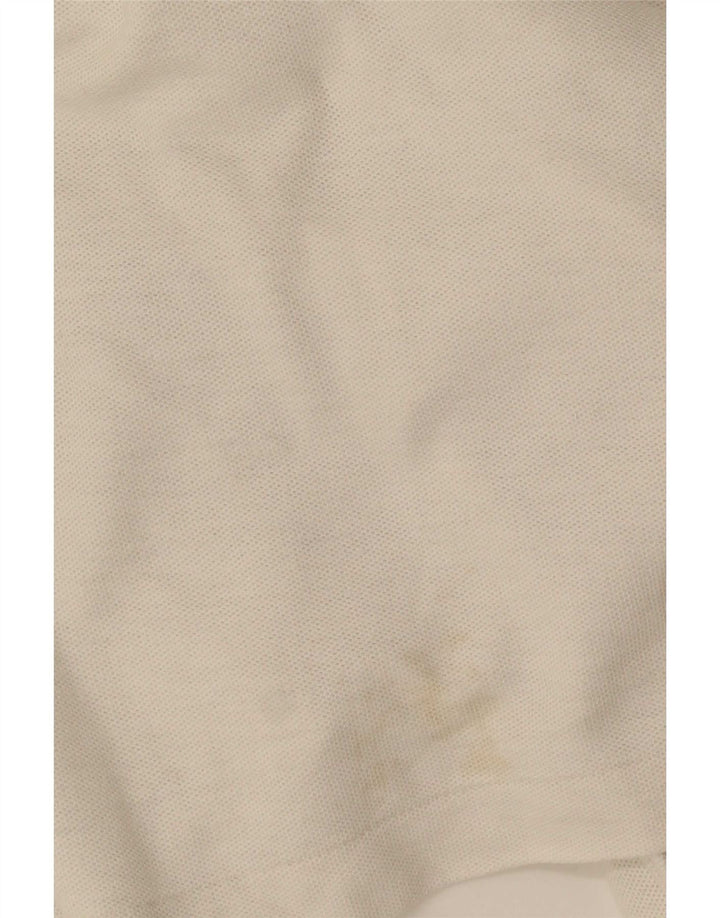 Fila Herren Langarm-Poloshirt US 42 Large Weiß