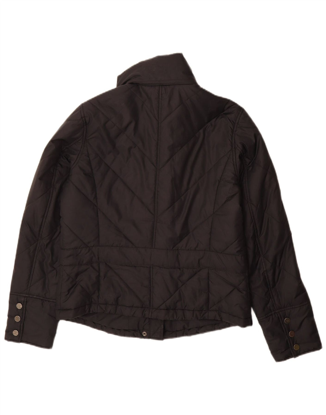 Tommy Hilfiger Damen Wattierte Jacke UK 16 Large Schwarz Polyester