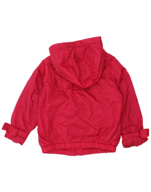 BENETTON Windjacke mit Kapuze für Mädchen, 3–4 Jahre, Rot