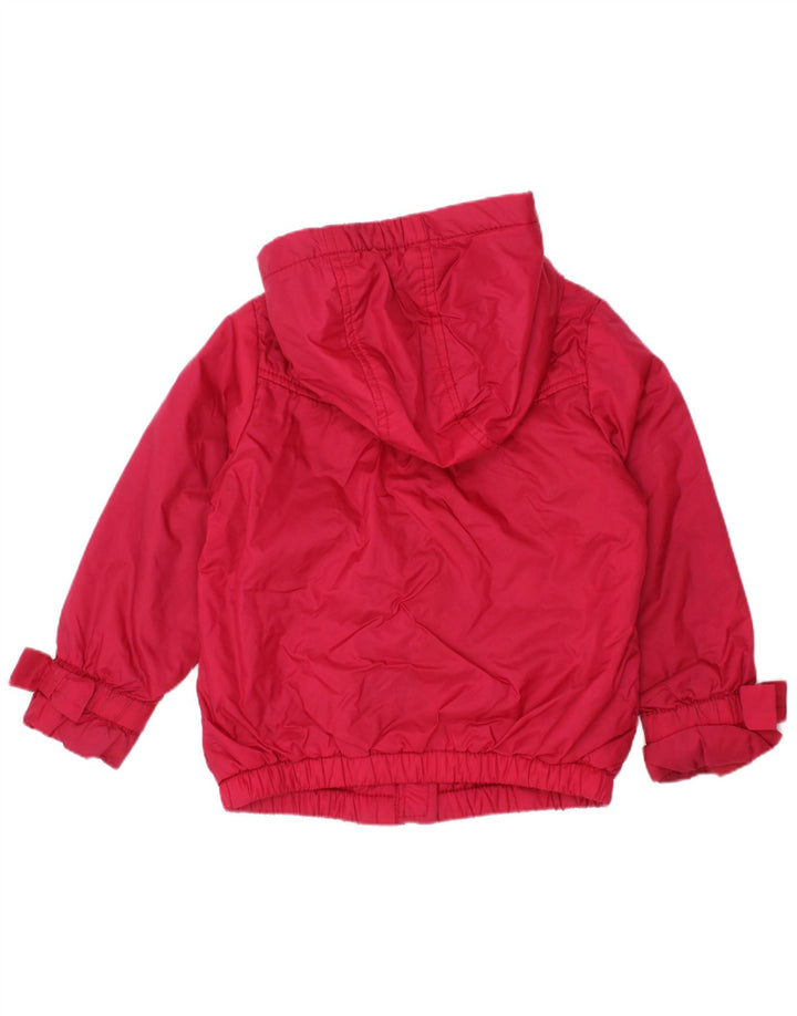 BENETTON Windjacke mit Kapuze für Mädchen, 3–4 Jahre, Rot