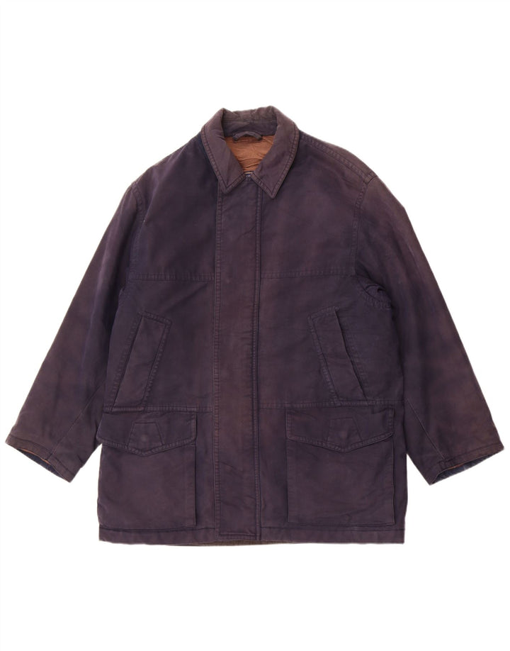 Trussardi Herren Utility Jacke IT 48 Medium Marineblau
