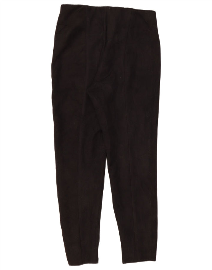 Schmale Freizeithose für Damen von Zara, Größe L, W32, L26, Schwarz, Polyester