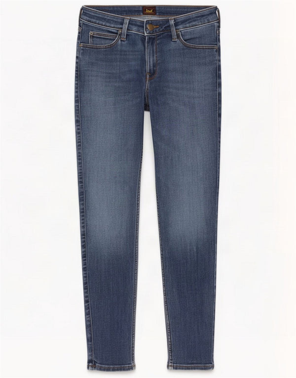 Lee Damen Scarlett Skinny Jeans W29 L31 Blaue Baumwolle