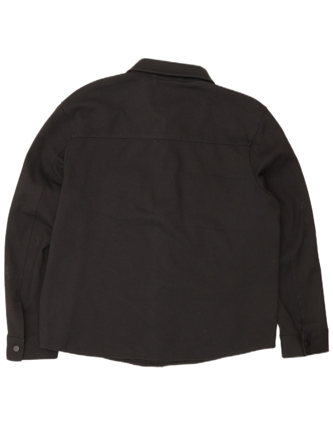 Zara Herren Overshirt Shirt XL Schwarz Polyester