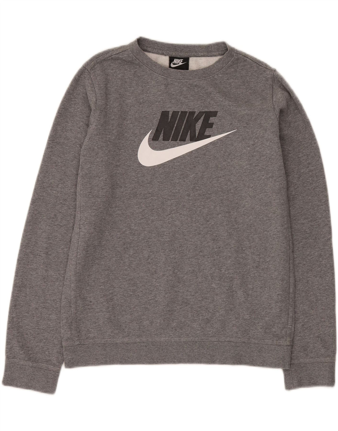 NIKE Grafik-Sweatshirt für Jungen, 13–14 Jahre, XL, Grau meliert