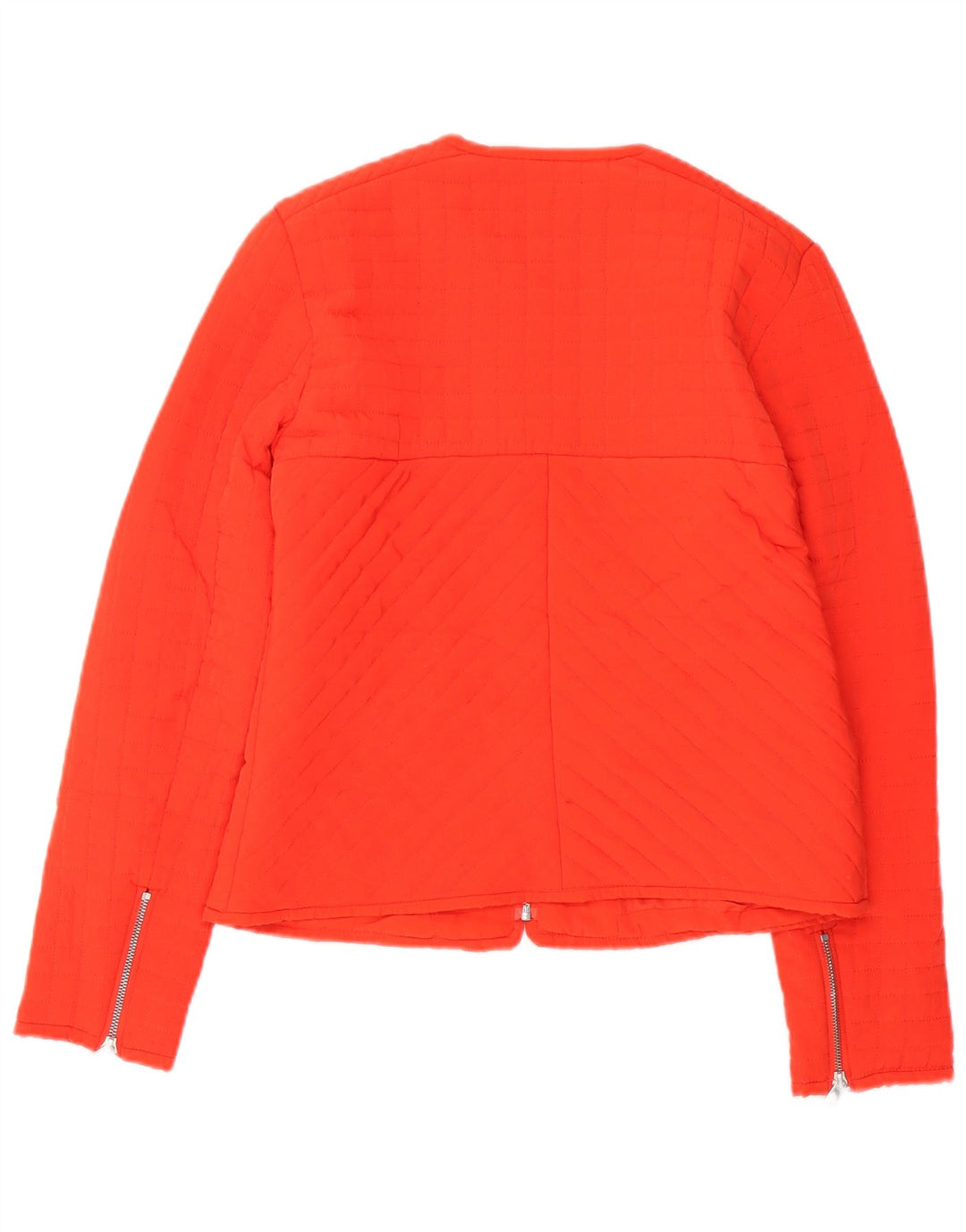 Zara Damen Trafaluc Steppjacke UK 14 Mittelorange Polyester