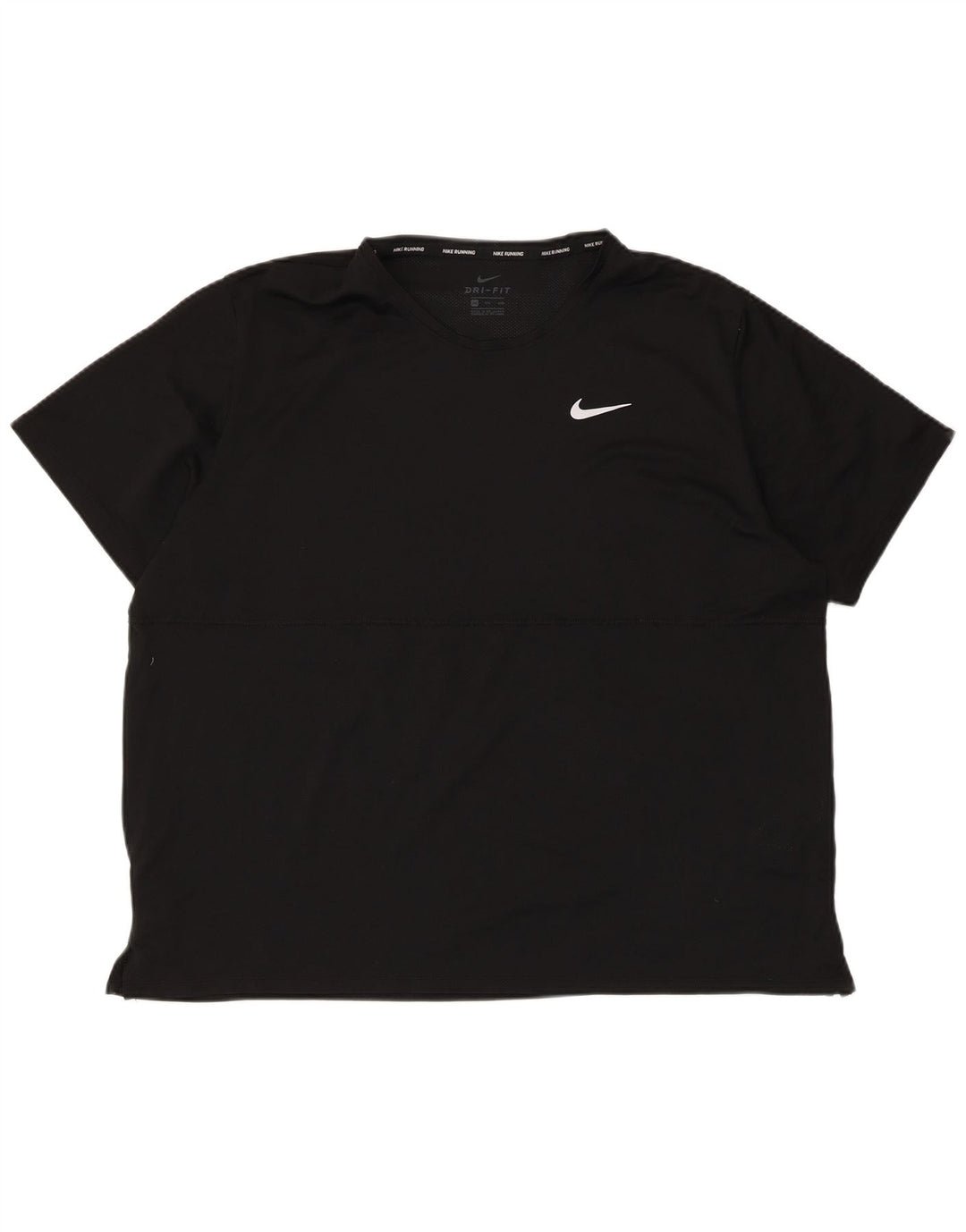 Nike Herren Dri Fit T-Shirt Top 2XL Schwarz Polyester