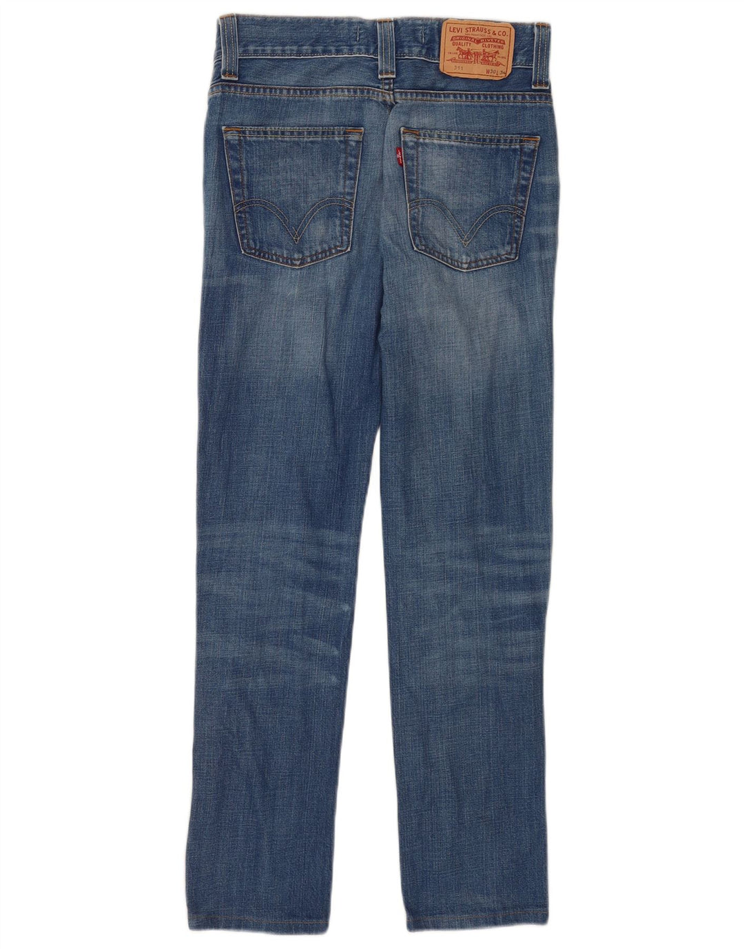Levi's Damen 511 Slim Jeans W30 L30 Blaue Baumwolle