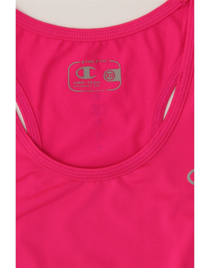 Champion Damen-Trägershirt UK 4 XS Pink