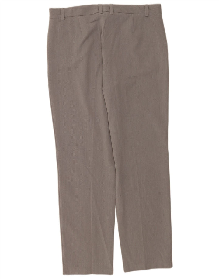 Marks & Spencer Damen Gerade Freizeithose UK 12 Medium W32 L30 Grau