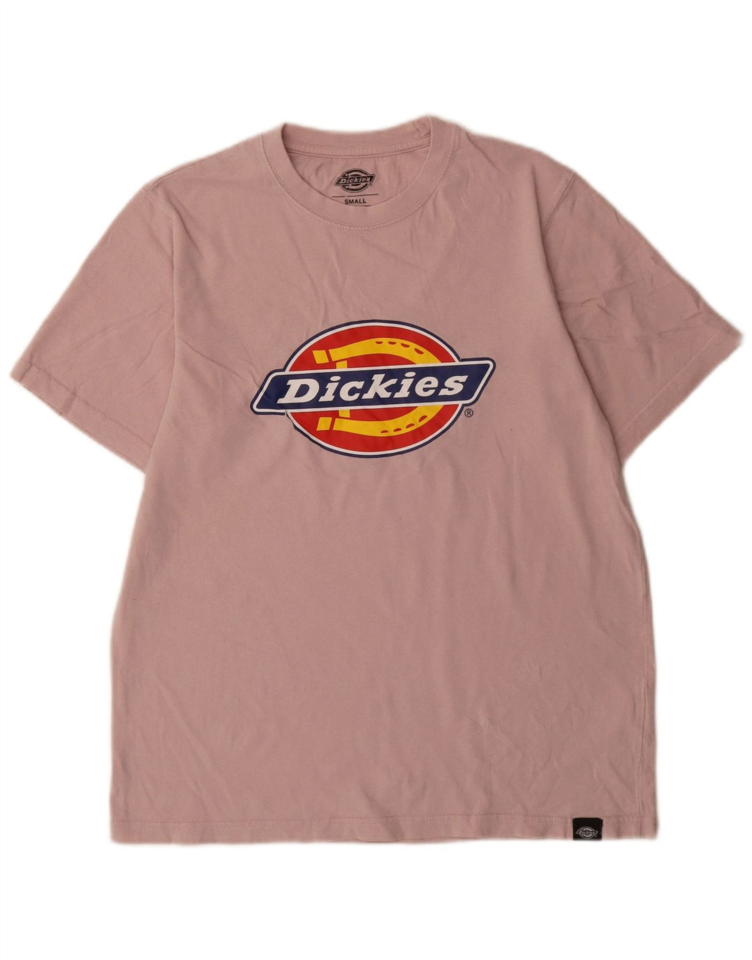 Dickies Herren-T-Shirt mit Grafik, Größe S, rosa, Baumwolle