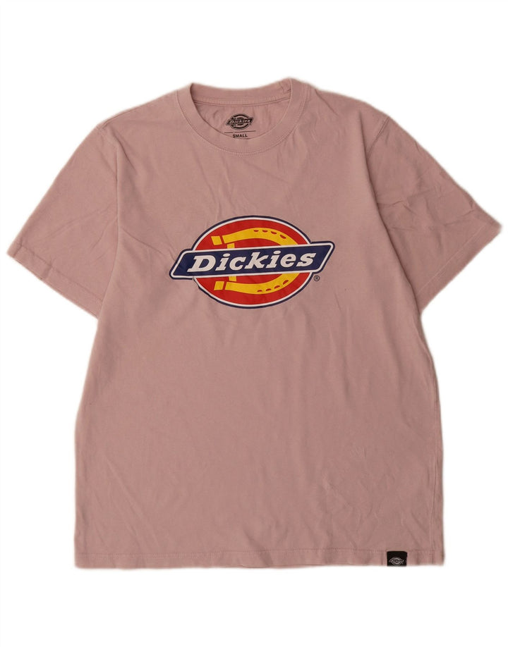 Dickies Herren-T-Shirt mit Grafik, Größe S, rosa, Baumwolle