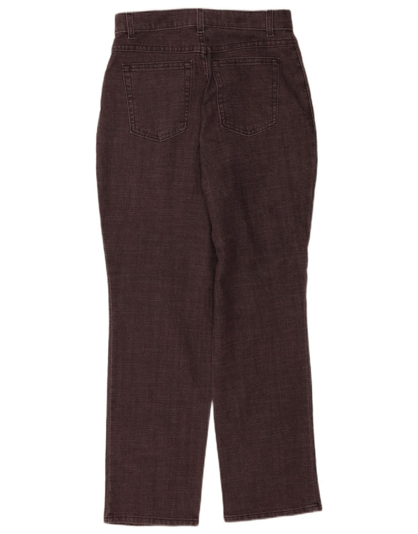 Marks & Spencer Damen Tapered Jeans UK 10 Small W28 L28 Lila Baumwolle