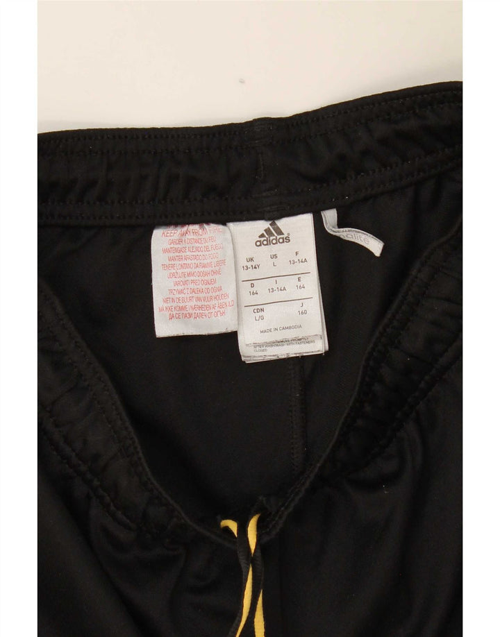 Adidas Jungen Climalite Trainingshose 13–14 Jahre, schwarzes Polyester