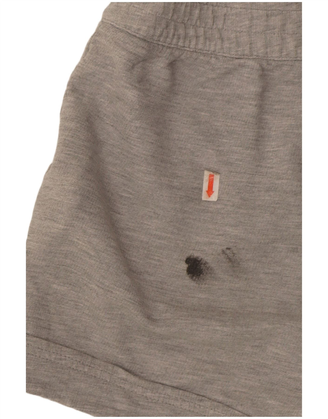 Adidas Damen Sportshorts UK 12 Mittelgraue Baumwolle
