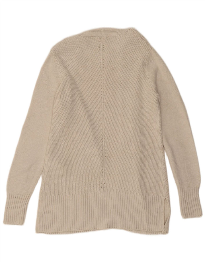 Offener Cardigan für Damen von Fat Face, Gr. 10, Small, Beige, Acryl