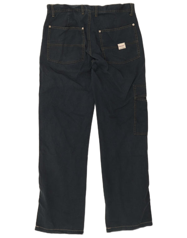 Woolrich Herren Straight Jeans W32 L32 Marineblaue Baumwolle