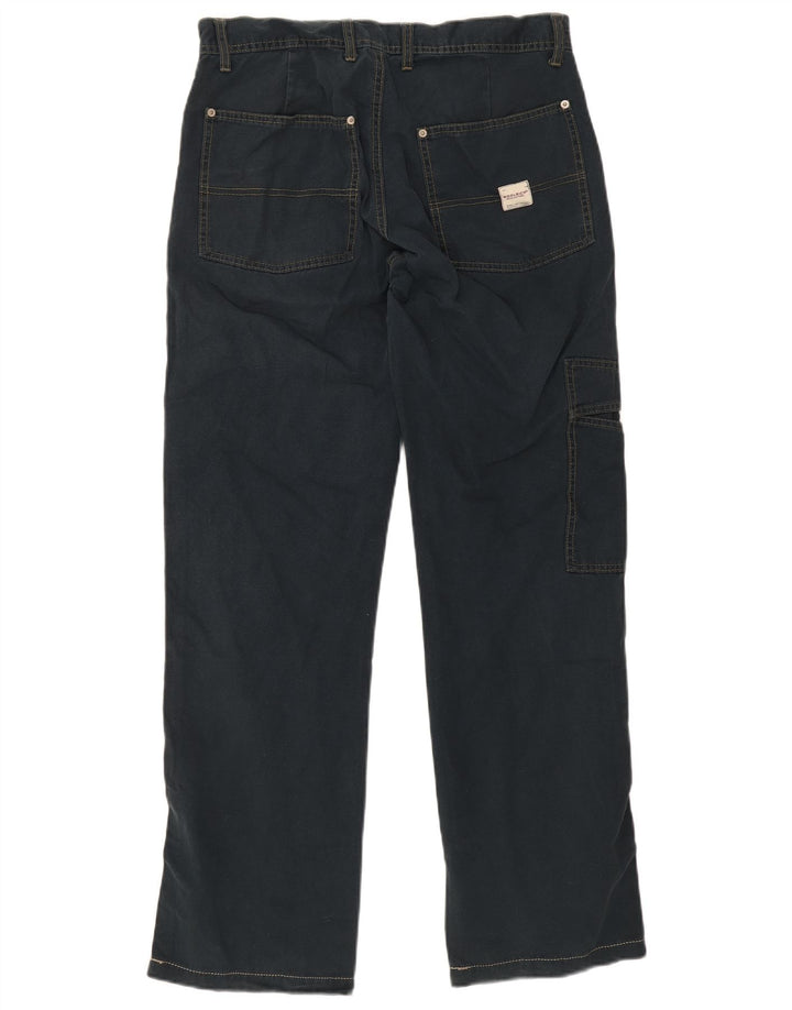 Woolrich Herren Straight Jeans W32 L32 Marineblaue Baumwolle