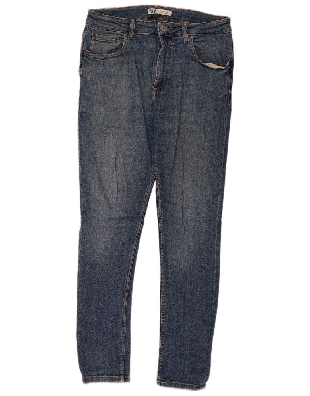Zara Herren Skinny Jeans EU 40 Medium W31 L30 Blau