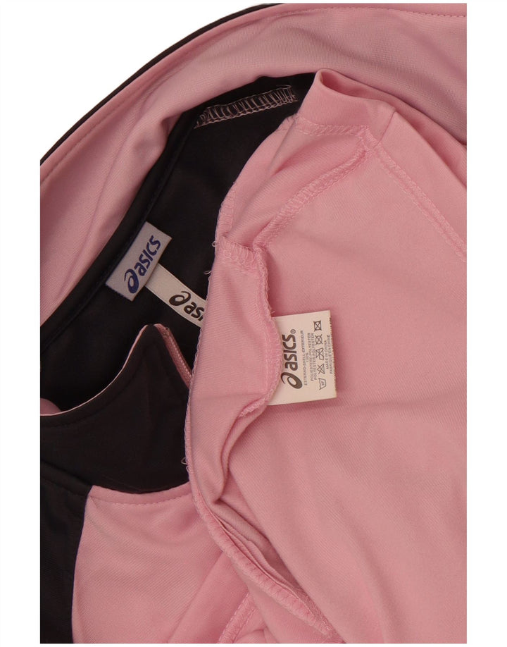 Asics Damen-Trainingsanzug-Oberjacke UK 18 XL Pink Colourblock Polyester