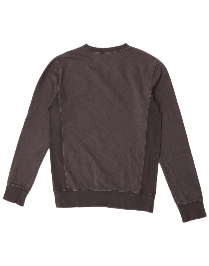 Timberland Herren Graphic Slim Fit Sweatshirt Pullover Small Schwarz Baumwolle