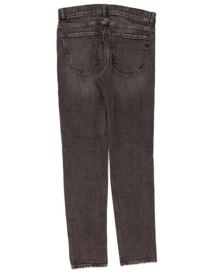 Diesel Damen Distressed Slim Jeans W31 L31 Graue Baumwolle