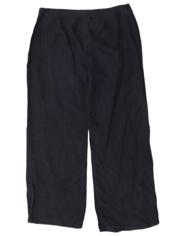 Marks & Spencer Damen Freizeithose UK 12 M W32 L28 Marineblau