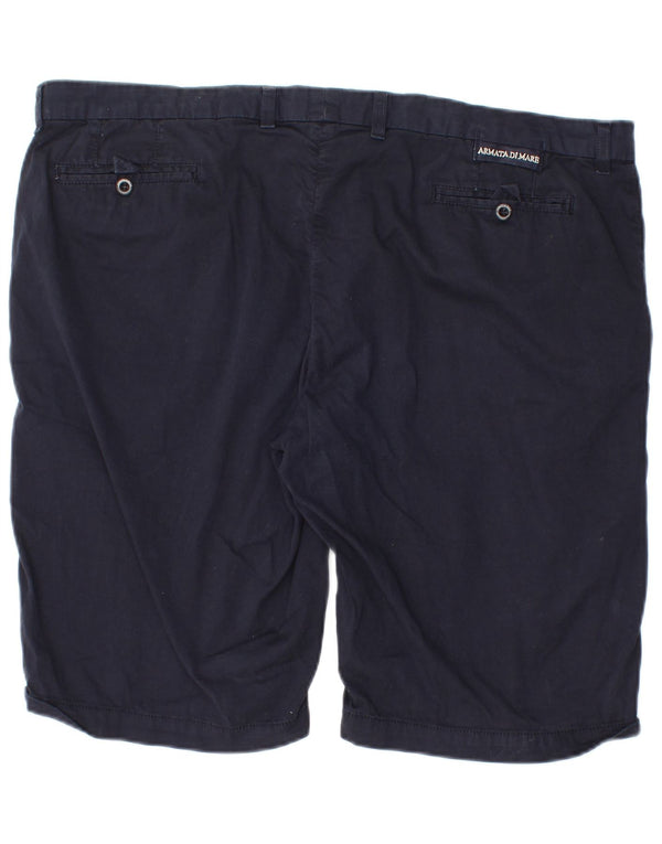 Armata Di Mare Herren Chinoshorts W42 2XL Marineblau Baumwolle
