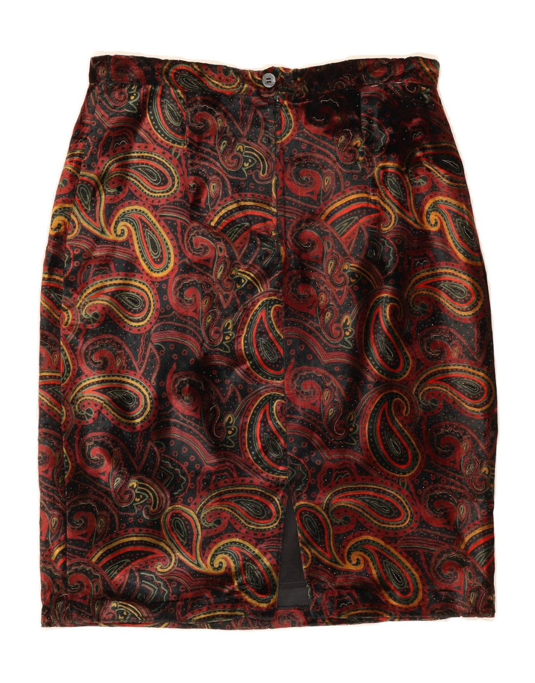 VINTAGE Womens Pencil Skirt W28 Medium  Multicoloured Paisley Vintage Vintage and Second-Hand Vintage from Messina Hembry 